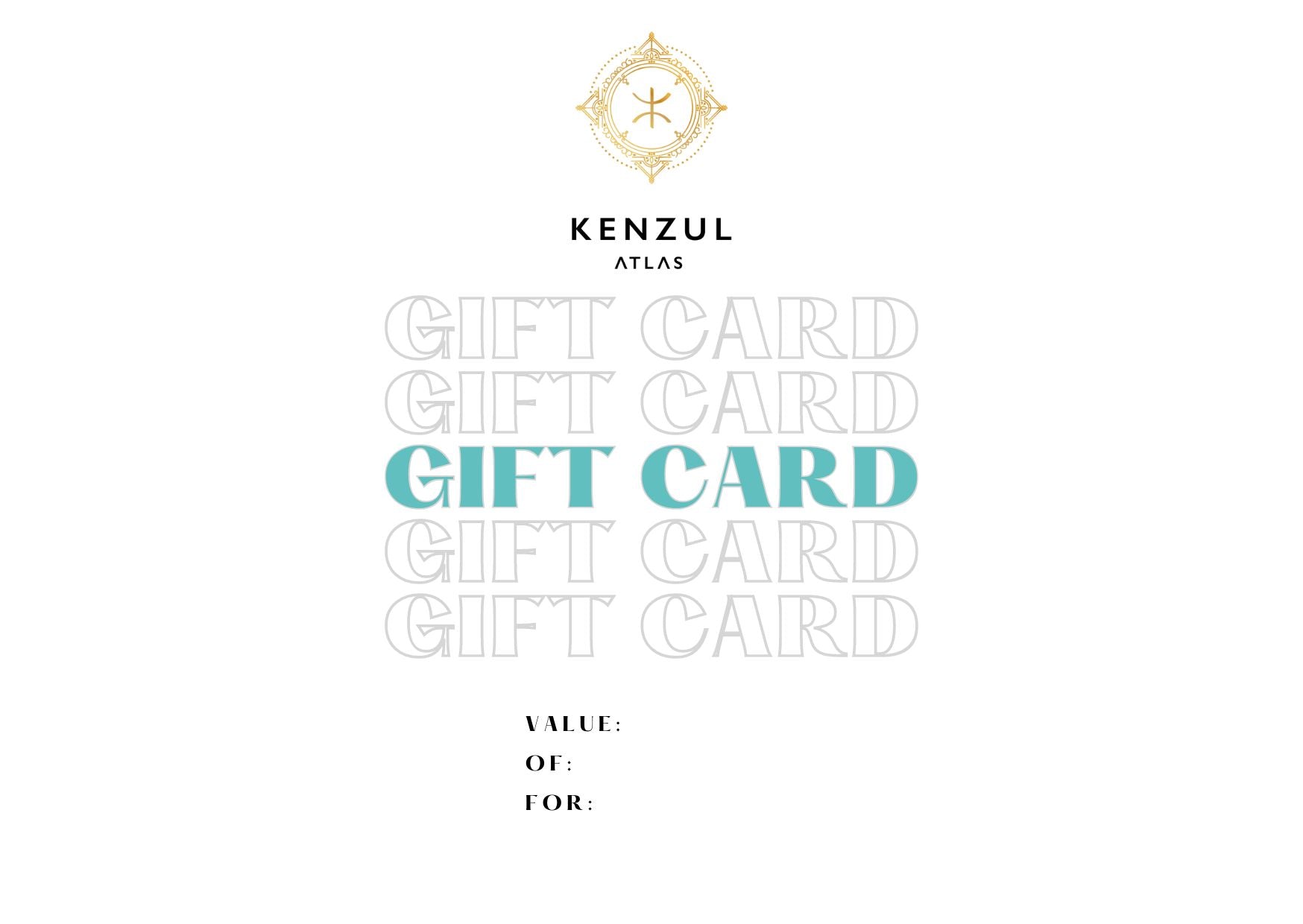 Kenzul Atlas Gift Card - Kenzul Atlas