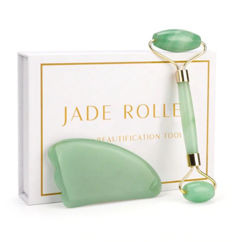 Rozenkwarts Jade Roller & Gua Sha Gift Set - Kenzul Atlas