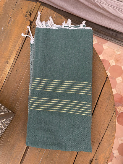 Luxury cotton hammam towel - Kenzul Atlas
